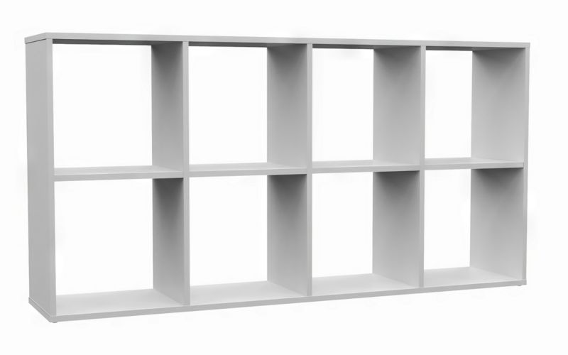 Regał Komorowy Topeshop Szafka Malax 2X4 Biały 30x147x75 cm 1 szt.