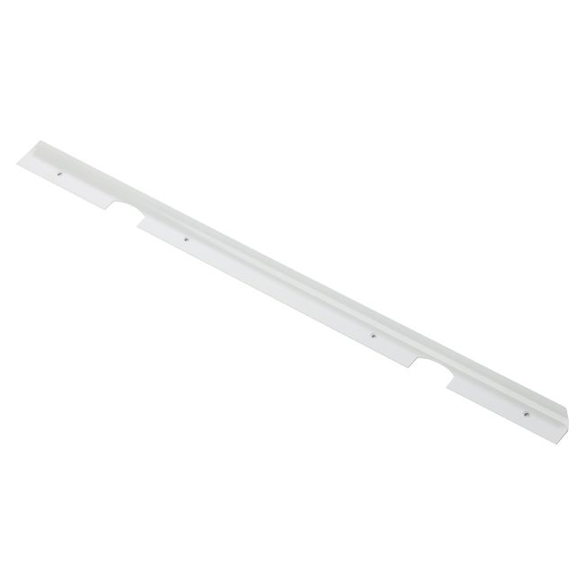 Listwa kątowa do blatów Cezar aluminiowa biała 28 x 625 mm