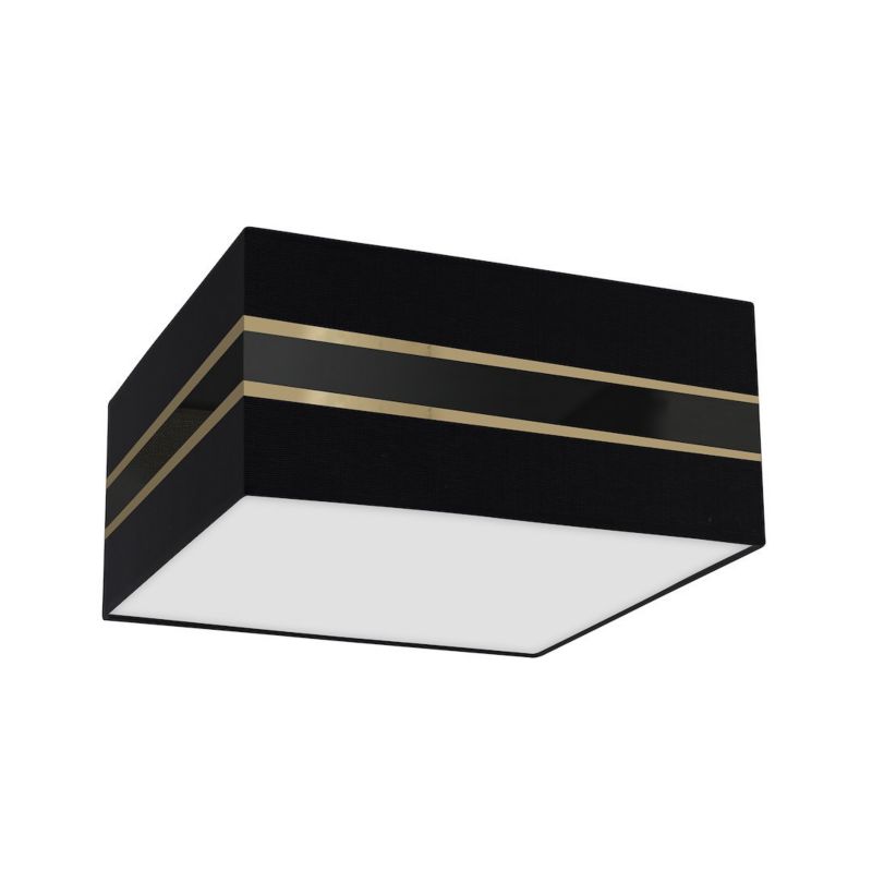 Lampa sufitowa Milagro Ultimo E27 2x60W czarny złoty 1 szt.