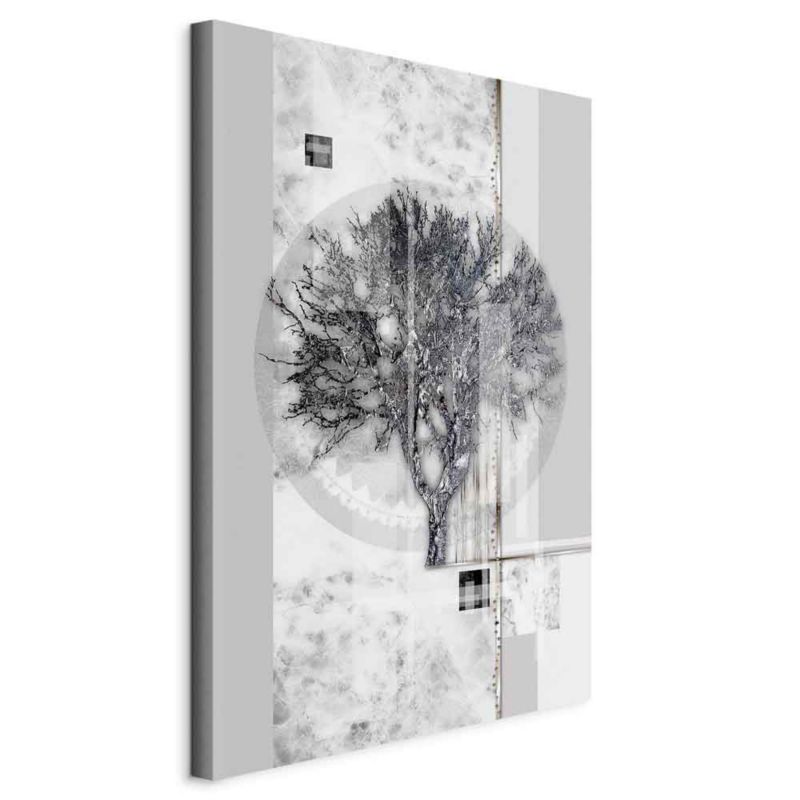 Obraz Artgeist Srebrne drzewo 60 x 90 cm flizelina 1 szt