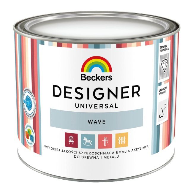 Emalia akrylowa Beckers Designer Universal wave 0,5 l