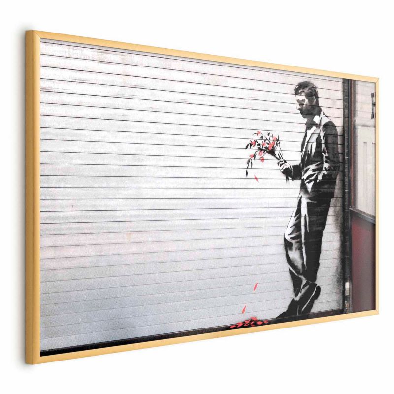 Plakat Artgeist Zakochany 90x60 cm z ramą złotą 1 szt