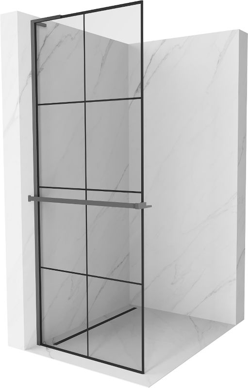 Ścianka prysznicowa Mexen Kioto+ czarny wzór 90x200 cm 800-090-123-95-771 szt.