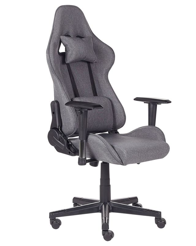 Fotel gamingowy Ciemnoszary Warrior 1 szt.