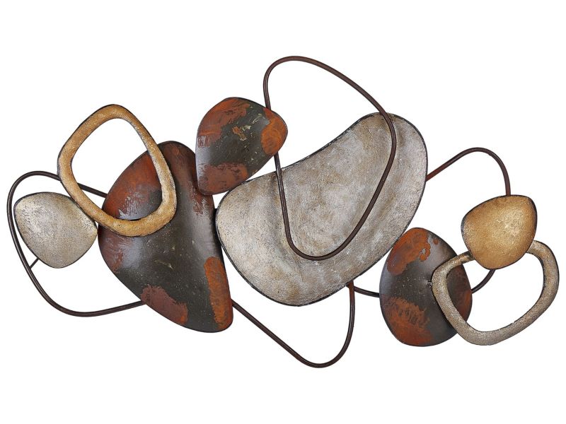 Dekoracja ścienna Cobalt 50 cm Metal Brązowy 1 szt.