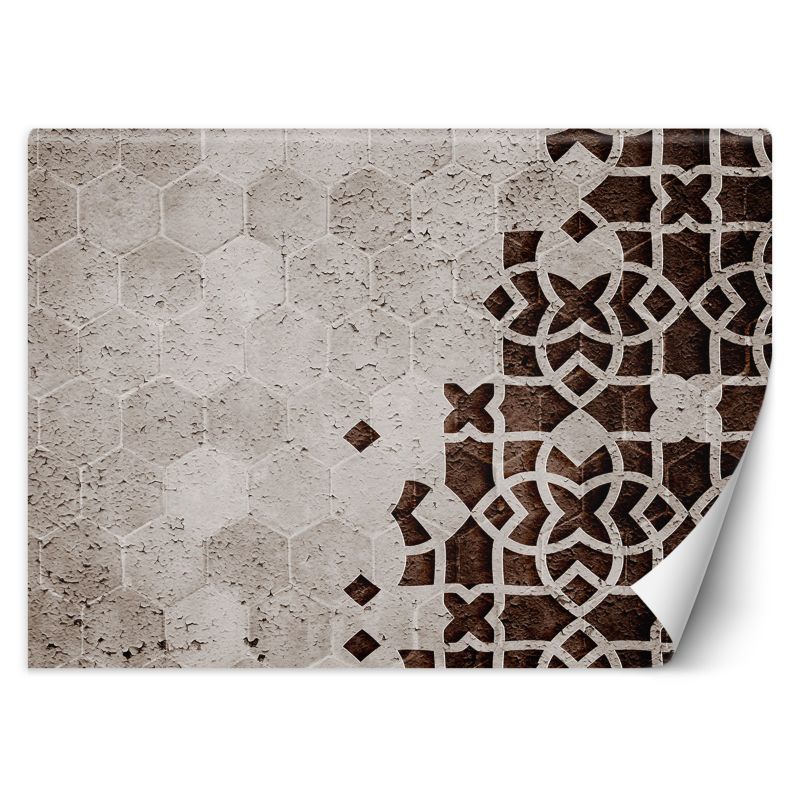 Fototapeta Feeby Brąz Geometria Mandala 150x105 1 szt