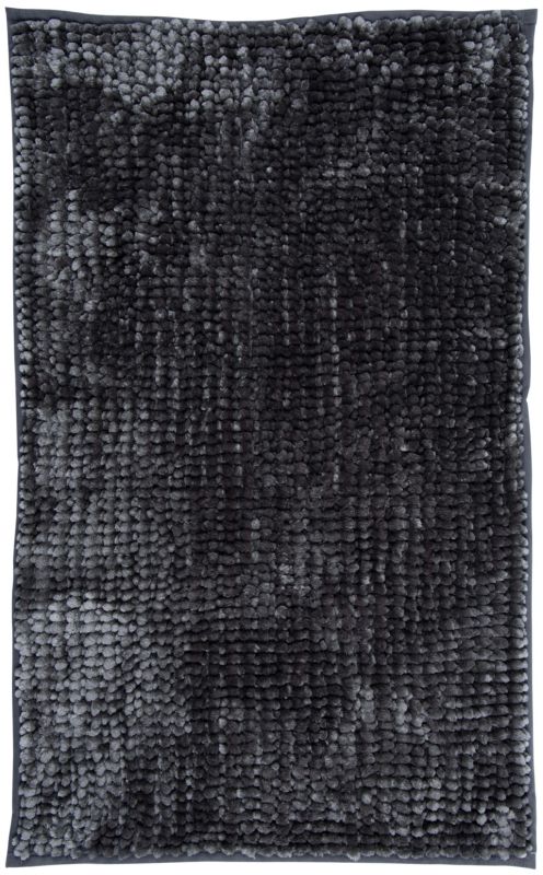 Dywanik łazienkowy Multidecor Chenille Velvet 50 x 80 cm ciemny szary 1 szt.