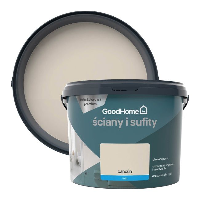 Farba plamoodporna GoodHome Premium Ściany i Sufity cancun 2,5 l