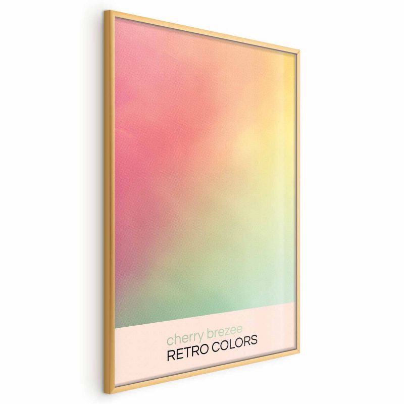 Plakat Artgeist Cherry Brezee 40x60 cm z ramą złotą 1 szt