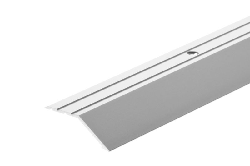 Profil progowy skośny Cezar Srebrny 2000x46x16mm aluminiowy 1 szt.