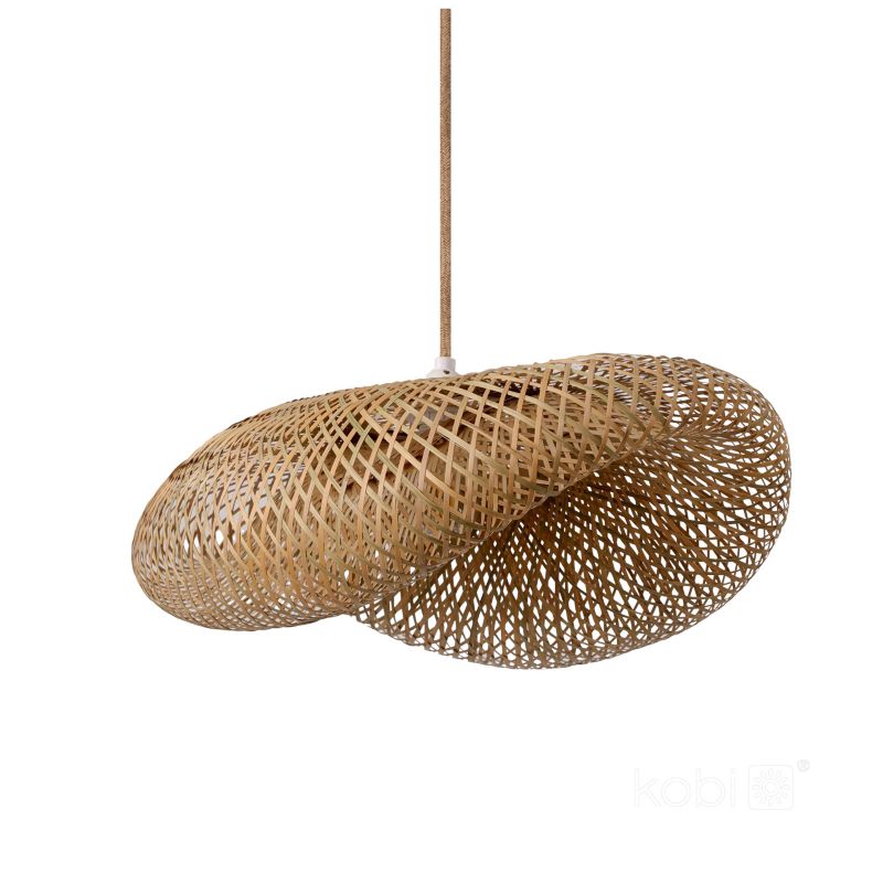 Lampa wisząca Boho Kobi Brugia L RW 1xE27 1szt.