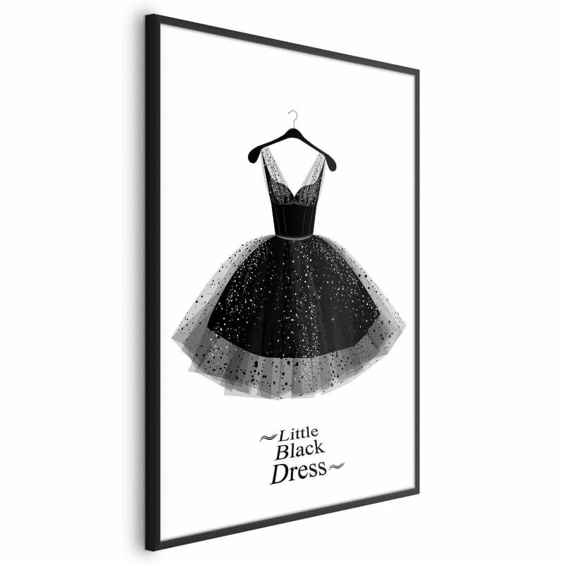 Plakat Artgeist Mała sukienka 29,7x42 cm z ramą czarną 1 szt