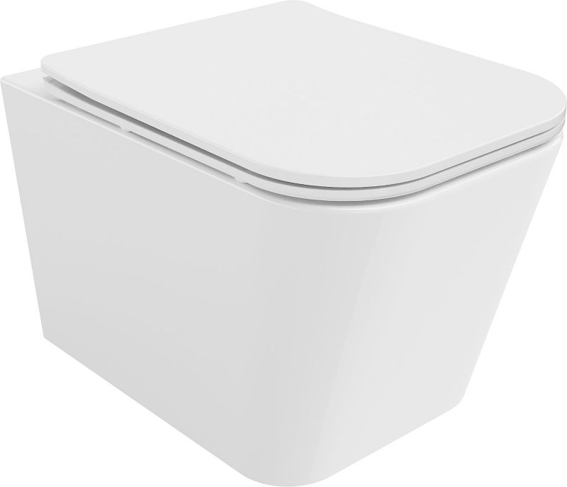 Zestaw WC z deską duroplast Mexen Teo biały 51x34,5 cm 1 szt.