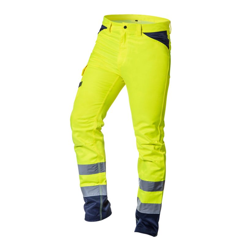 Spodnie robocze unisex NEO TOOLS S ostrzegawcze jaskrawe 1 szt.