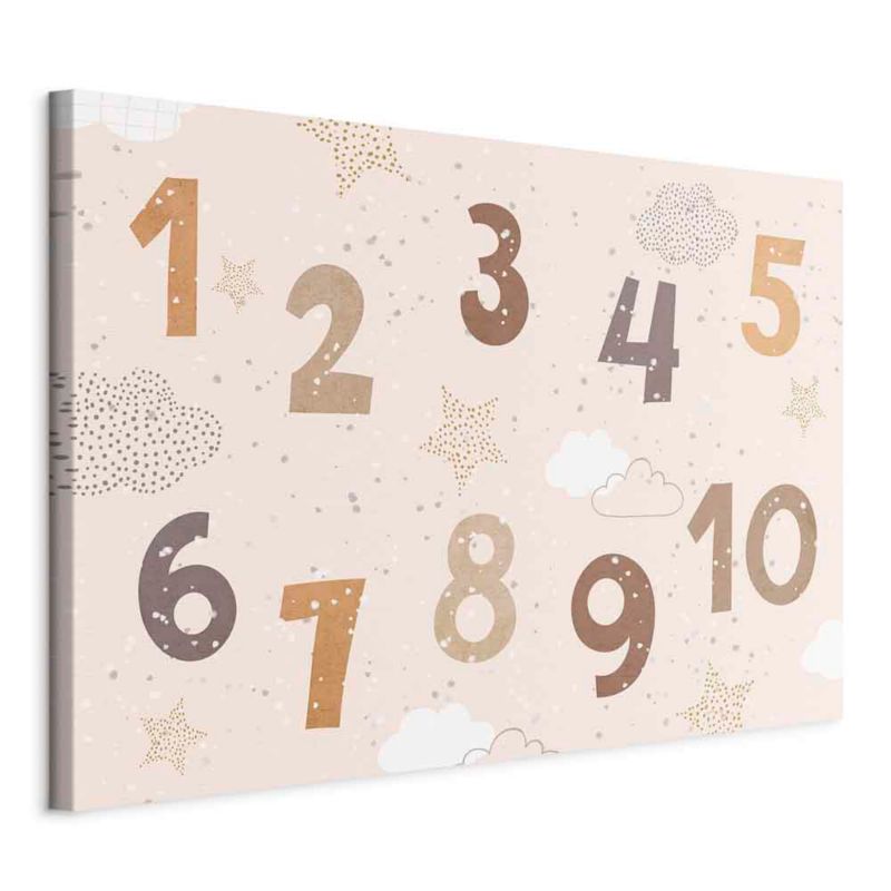 Obraz Artgeist Jumping numbers 30 x 20 cm flizelina 1 szt