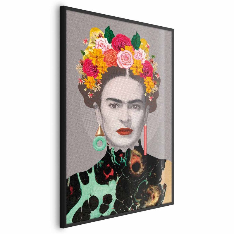 Plakat Artgeist Majestatyczna Frida 40x60 cm z ramą czarną 1 szt