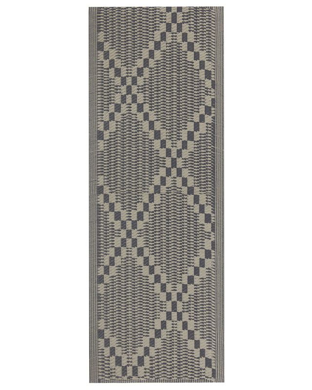 Dywan zewnętrzny 60 x 105 cm brązowoszary Jalna 1 szt.