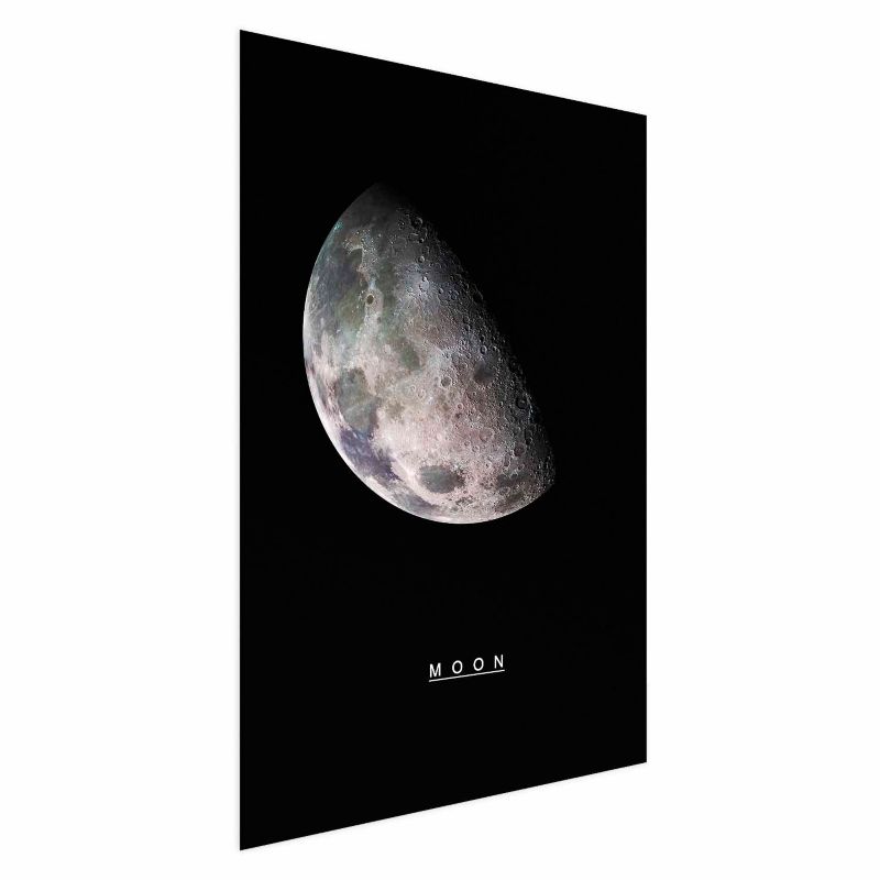 Plakat Artgeist Księżyc 60x90 cm bez ramy 1 szt