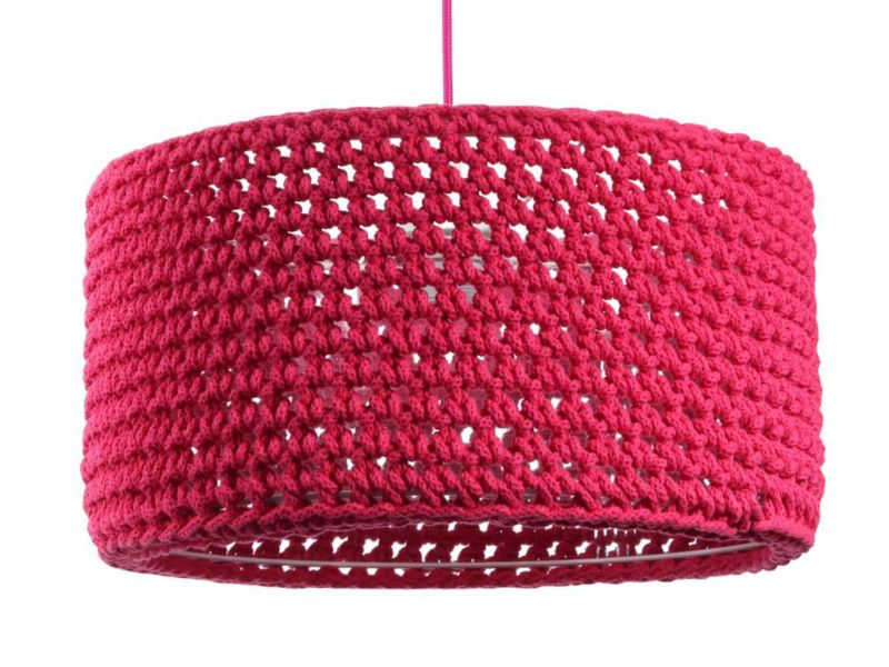 Lampa Bps Koncept wisząca COTTON 40 czerwona 1 szt