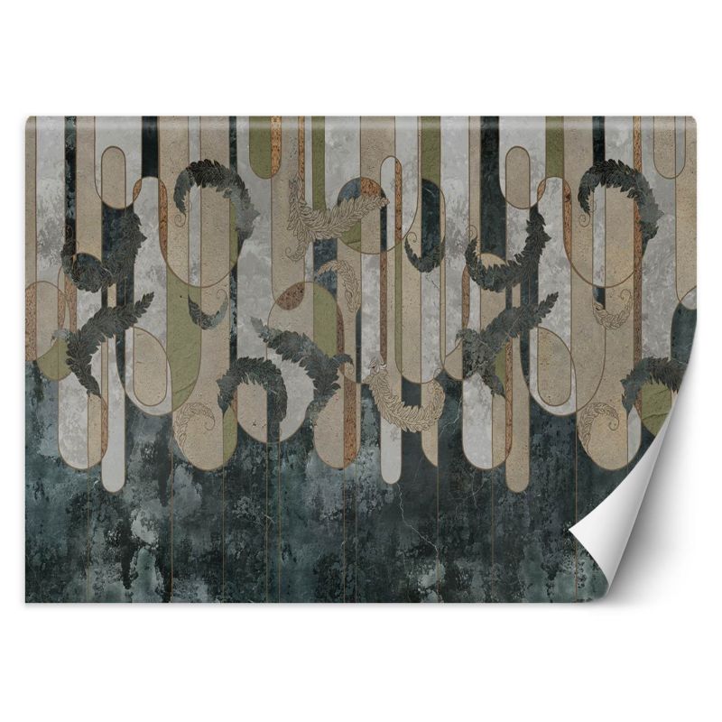 Fototapeta Feeby Abstrakcja roślinna boho 350x245 1 szt