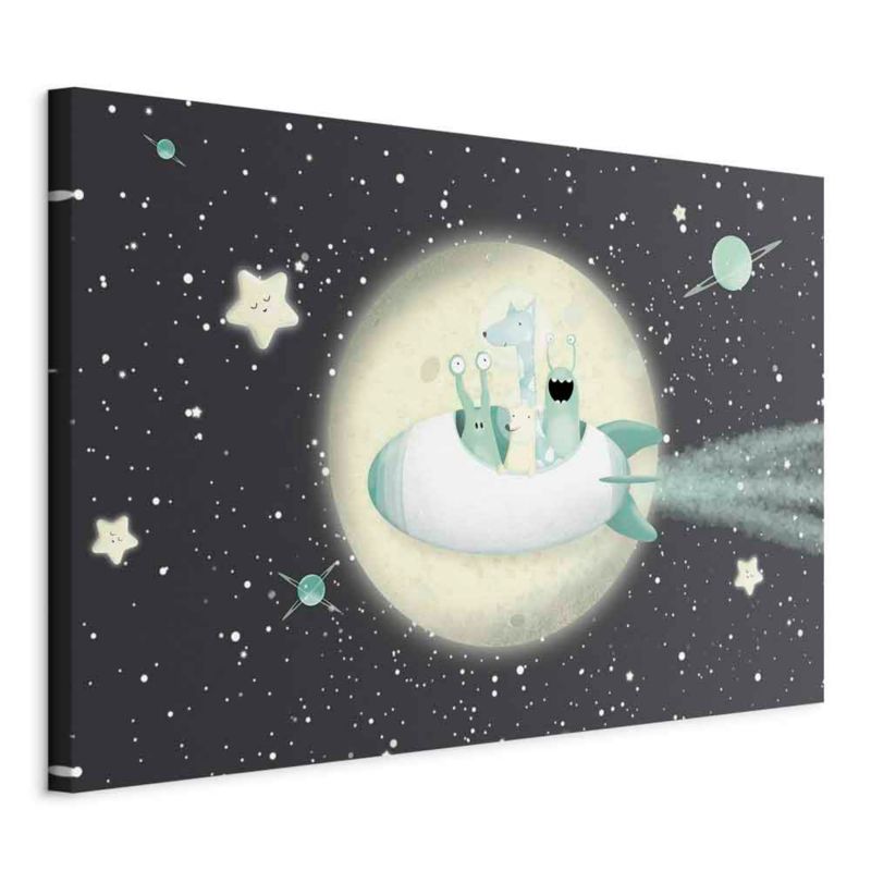 Obraz Artgeist Ekipa z rakiety 60 x 40 cm płótno włoskie 1 szt