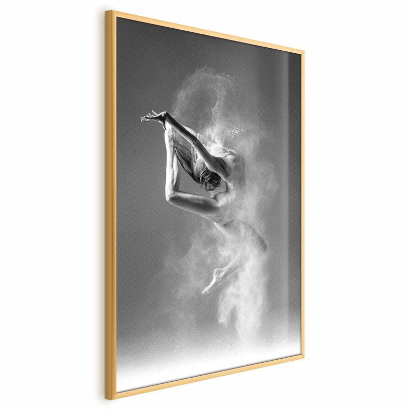 Plakat Artgeist Baletnica 21x30 cm z ramą złotą 1 szt