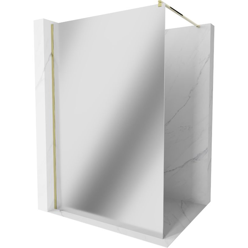 Ścianka prysznicowa Mexen Kioto złota 120x200 cm 800-120-101-50-50 1 szt.