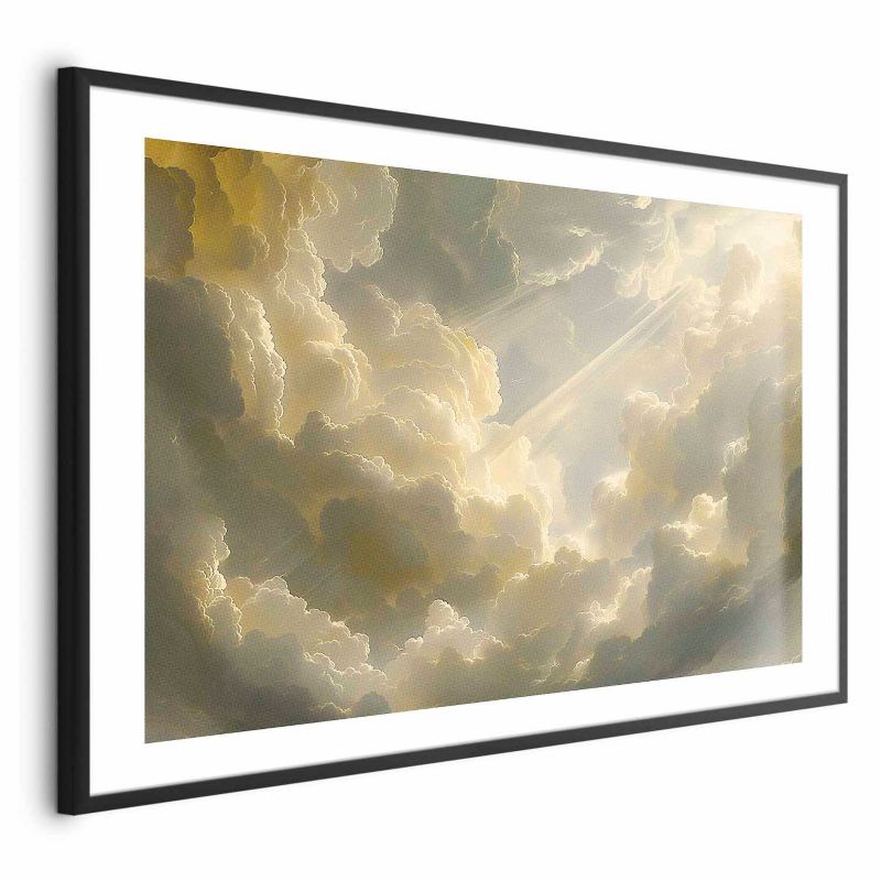 Plakat Artgeist Zachwycająca gra kolorów 42x29,7 cm z ramą czarną 1 szt