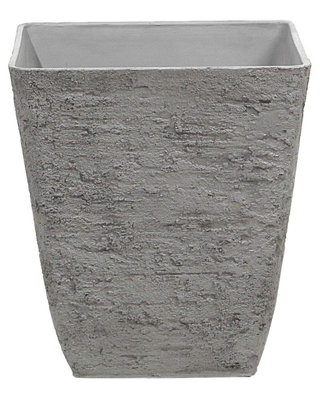Doniczka 39 x 39 x 43 cm szara Delos 1 szt.