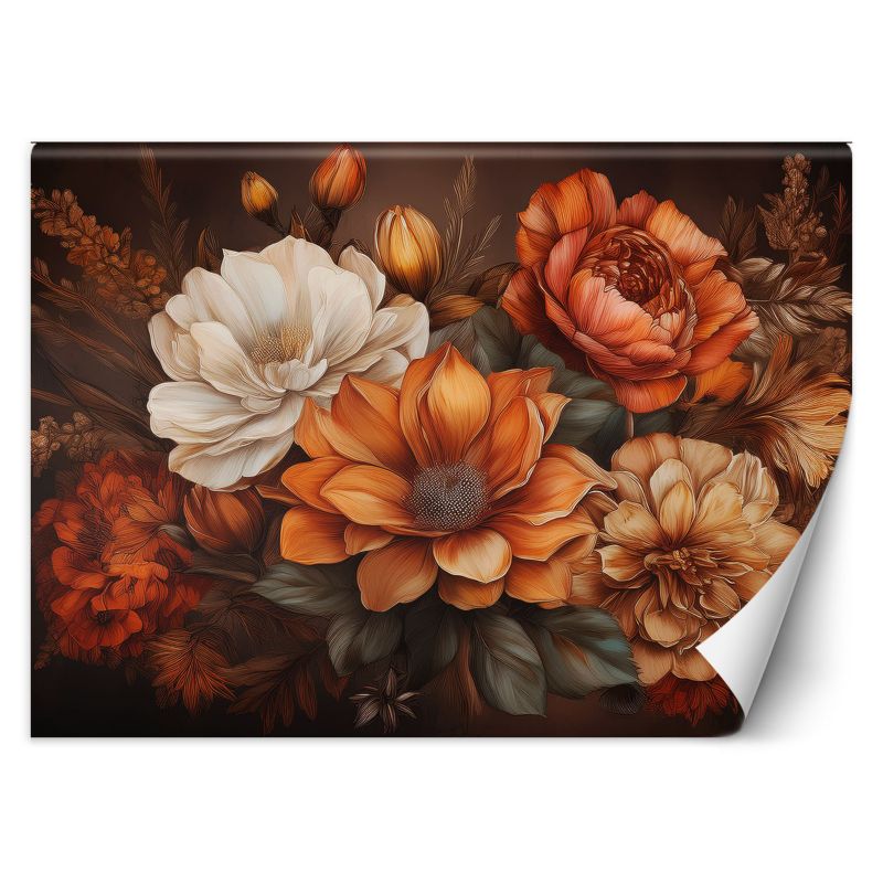 Fototapeta Feeby Natura Liście Kwiaty Botaniczne 300x210 1 szt