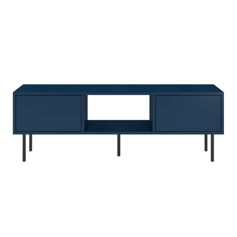 Granatowa nowoczesna komoda RTV Dancan MIRKA szer. 130 cm 1 szt.