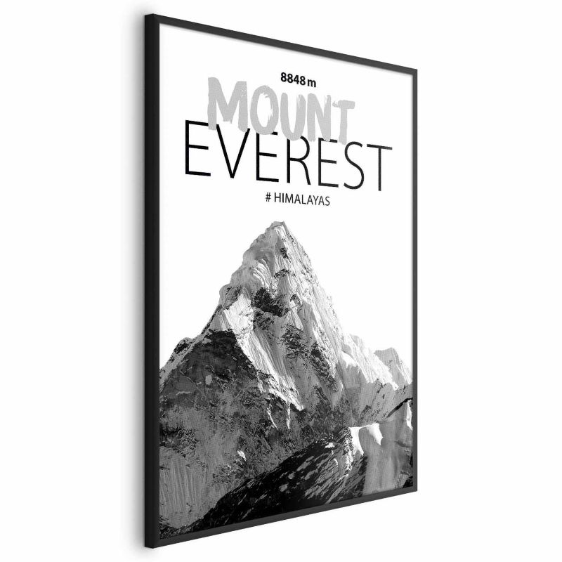 Plakat Artgeist Mount Everest 21x30 cm z ramą czarną 1 szt