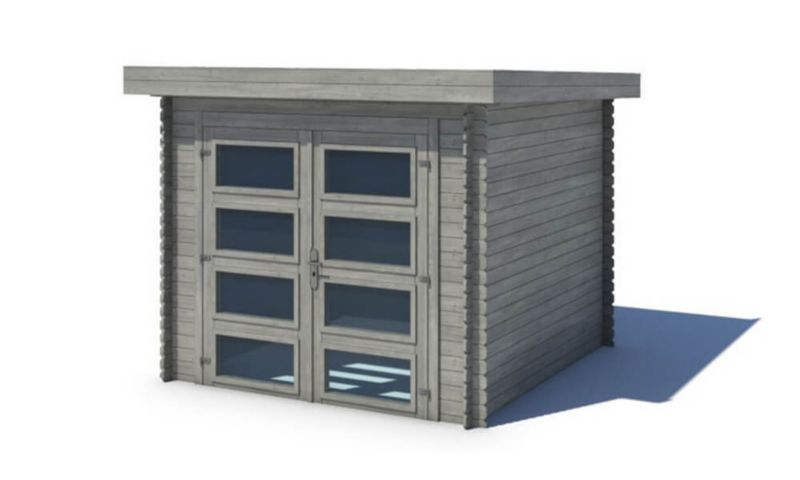 Domek ogrodowy ALTANKA 6 m2 - 2,46x2,46 m - 19 mm, drewniany, impregnowany, 1szt.