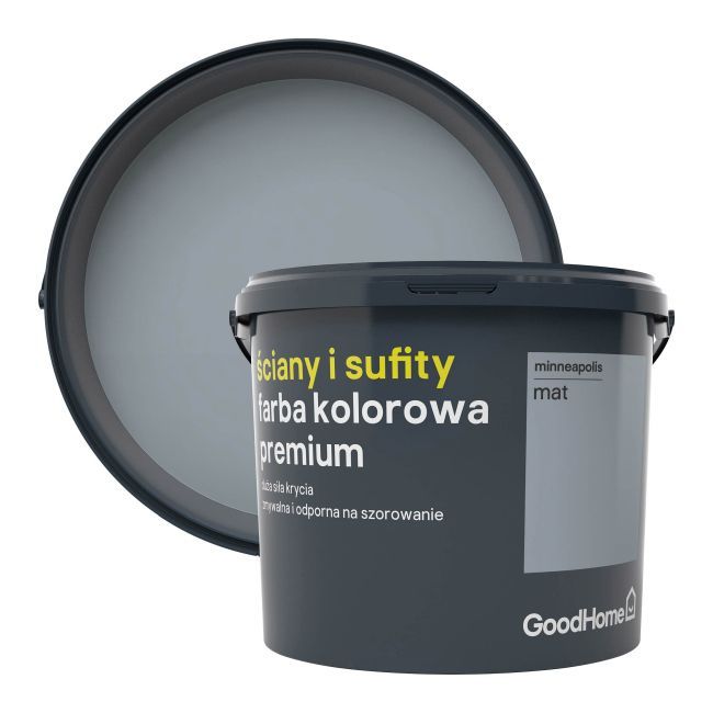 Farba plamoodporna GoodHome Premium Ściany i Sufity minneapolis 5 l