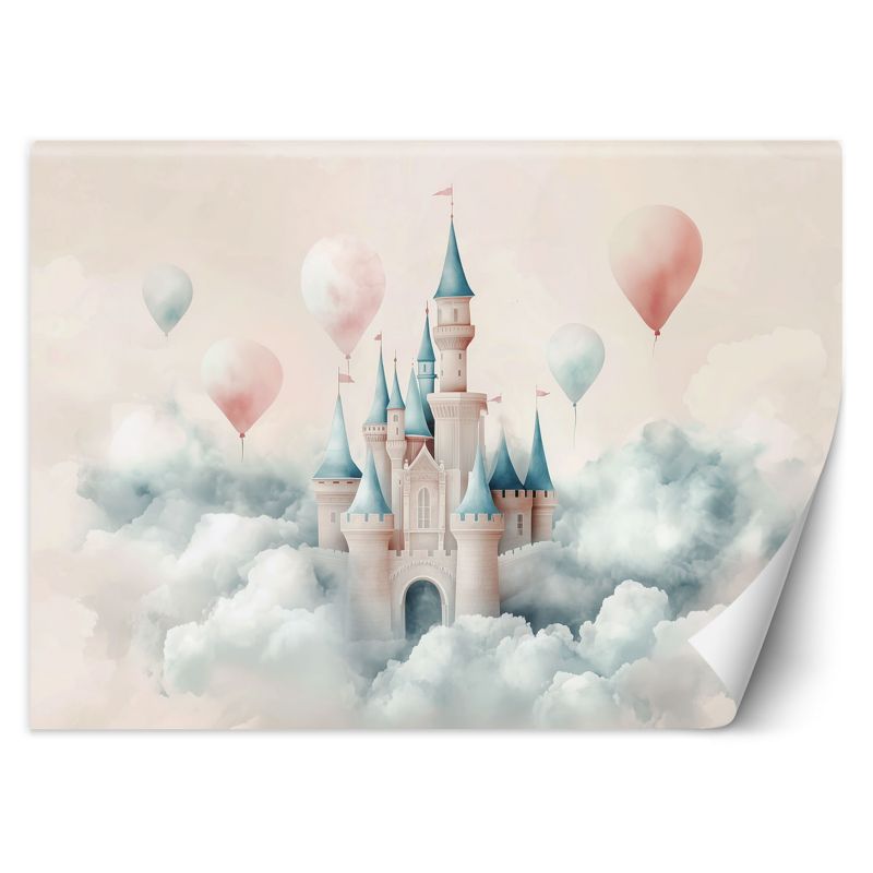 Fototapeta Feeby Zamek z balonikami w chmurach 400x280 1 szt