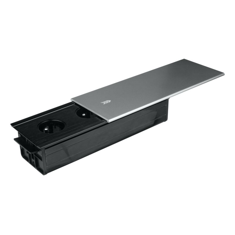 Przedłużacz blatowy DPM Solid 3 gniazda 26,5 x 6 cm z uziemieniem