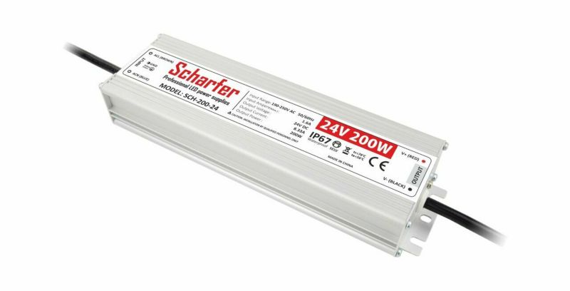 Zasilacz hermetyczny SCHARFER 200W 24V IP67 16.67A uniwersalny SCH-200-24 1 szt.
