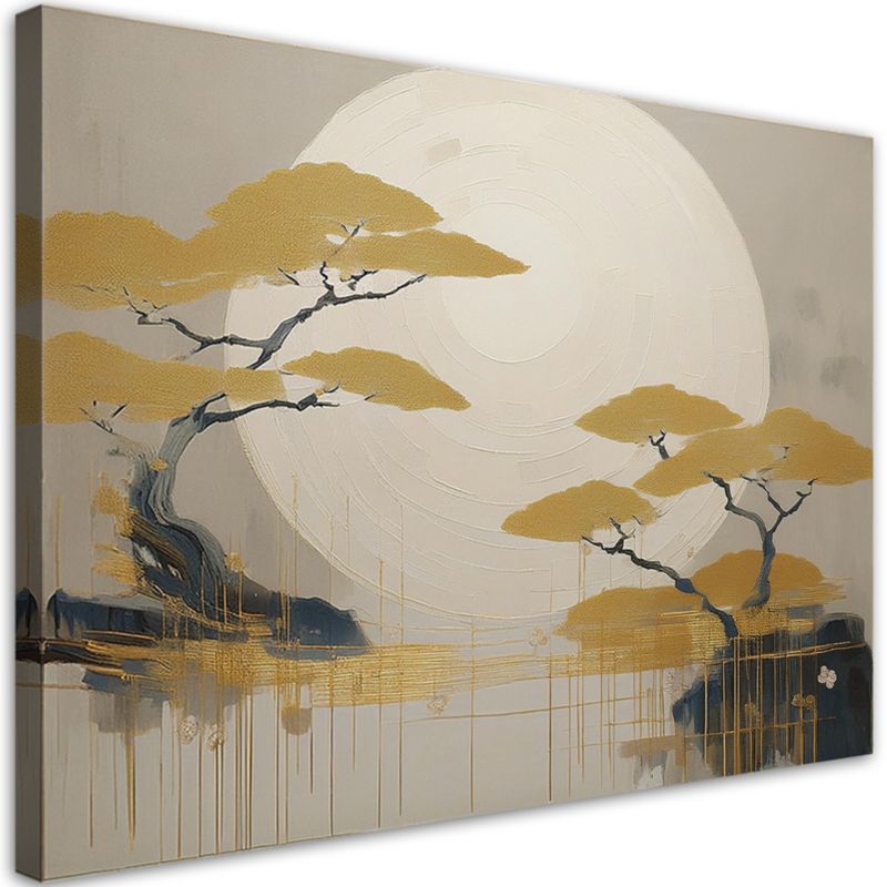 Obraz do sypialni salonu Feeby Krajobraz Boho Drzewa 100x70 cm 1szt