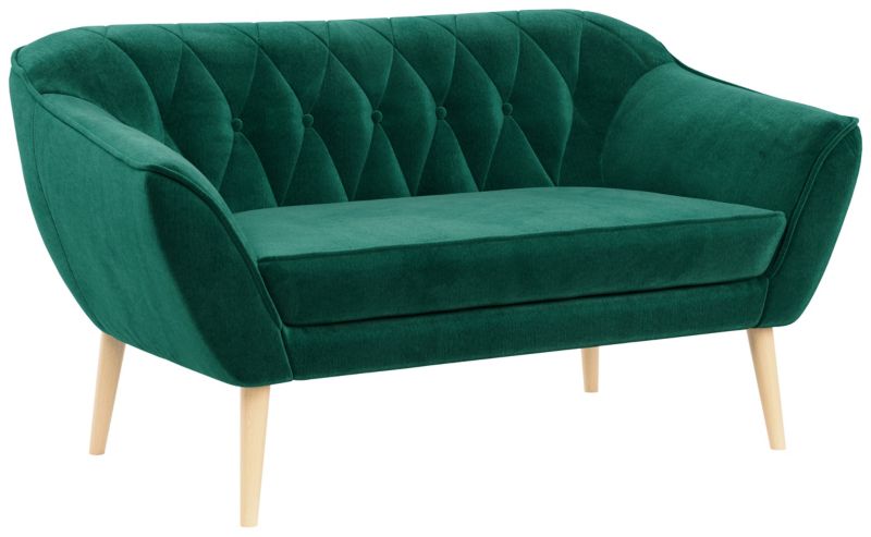 Sofa MKS Meble PIRS 2 ciemnozielony welwet 1szt.