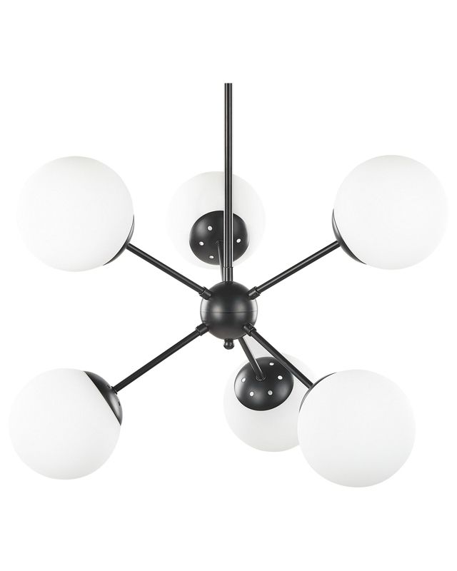 Lampa sufitowa Adawro Metal Czarno-biały 1 szt.