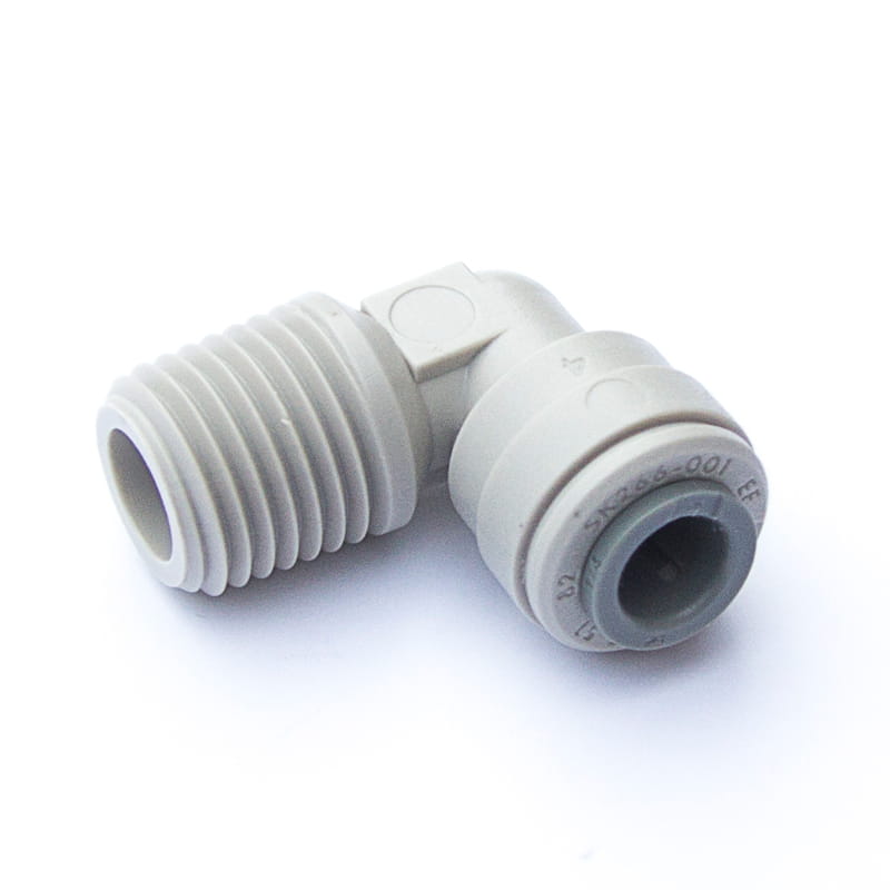 PI481222S John Guest złączka wkręcana kolankowa szybkozłączka 3/8" x gwint 1/4" NPTF.