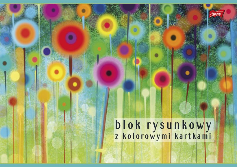 BLOK A4 RYSUNKOWY KOLOR 16 KARTEK