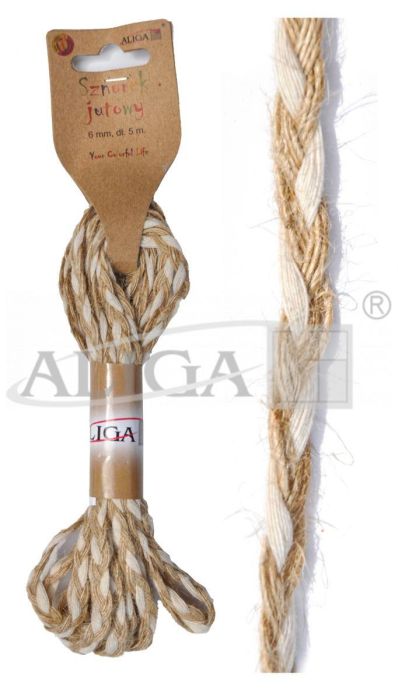 Sznurek jutowy SZJ-1940 - 3 mm x 10 m.