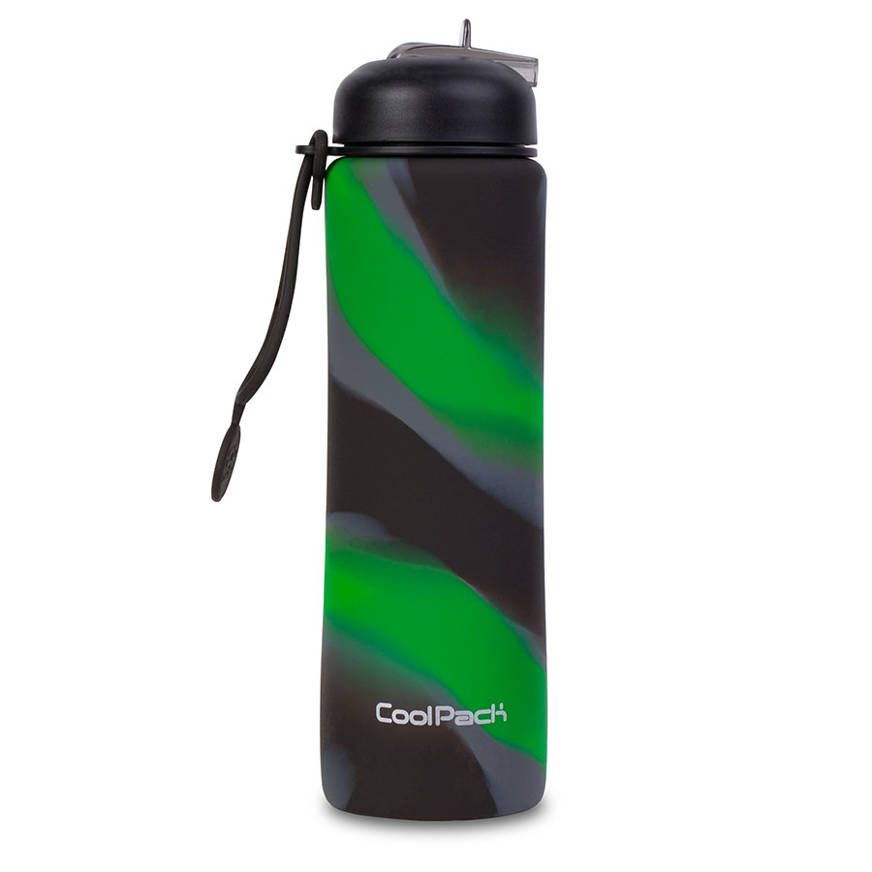 CoolPack Bidon Silikonowy Pump 600 ml Boys Green