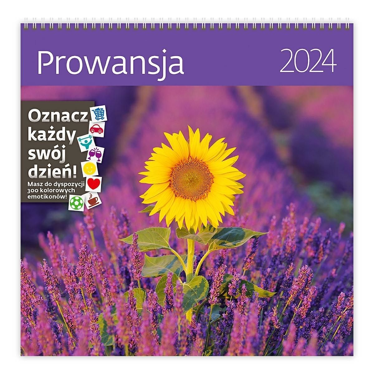 KALENDARZ 30/30 Z NAKLEJKAMI Prowansja