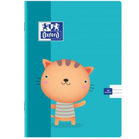ZESZYT A5 16 LINIA PODÓWJNA COLOR OXFORD KIDS