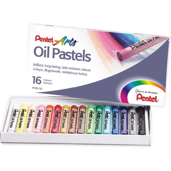 Pastele olejne 16 kolorów, Pentel