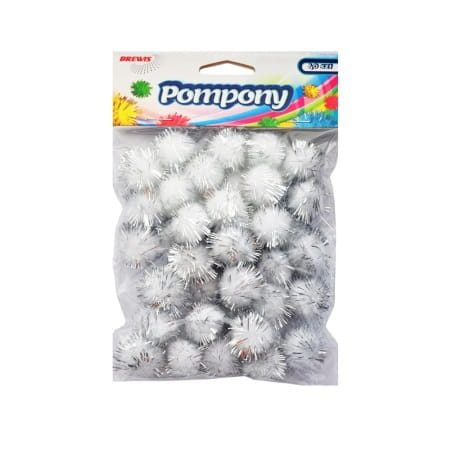 POMPONY 20MM METALIC