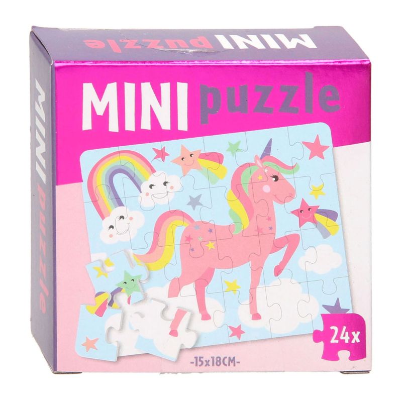 Mini puzzle 24 el. Jednorożec