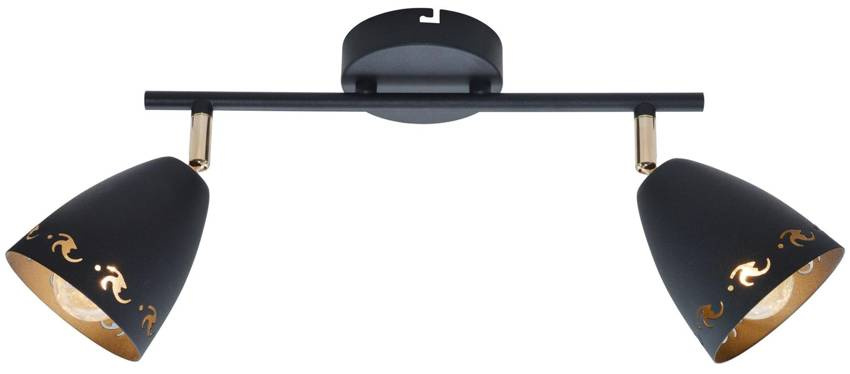 Lampa ścienna Coty E14 czarny